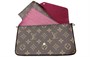 Женская цепочка-плечо Felicie Pochette Monogram коричневый LOUIS VUITTON 26495399