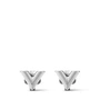 Серьги-гвоздики Essential V Louis Vuitton, серебряный 22194783