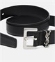 Кожаный ремень YSL Saint Laurent, черный 2110614