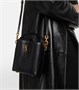 Мини-сумка-ведро le 37 из кожи Saint Laurent, черный 5979425