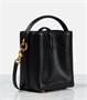 Мини-сумка-ведро le 37 из кожи Saint Laurent, черный 5979425