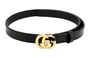 Женский кожаный ремень Gucci GG Marmont, черный 4500973