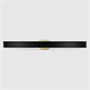 Женский кожаный ремень Gucci GG Marmont, черный 4500973