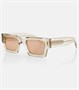 Солнцезащитные очки прямоугольной формы SL 572 Saint Laurent, бежевый 2109825