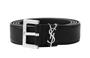 Ремень Saint Laurent Cassandre, черный 10406575