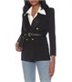 Ремень из кожи с монограммой Saint Laurent, черный 2108694