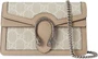 Мини-сумка Gucci Dionysus GG Super Mini, бежевая 667303