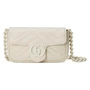 Поясная сумка Gucci GG Marmont, белый 620541