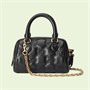 Сумка Gucci Love Parade GG Matelass? с верхней ручкой, черный 619854