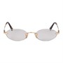MIU MIU Солнцезащитные очки овальной формы Eyewear Gold 27984053