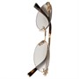 MIU MIU Солнцезащитные очки овальной формы Eyewear Gold 27984053