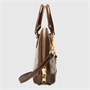 Мини-сумка Gucci Horsebit 1955 с верхней ручкой, коричневая 619886