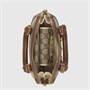 Мини-сумка Gucci Horsebit 1955 с верхней ручкой, коричневая 619886