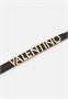 Ремень женский Valentino из искусственной кожи, черный 1730990