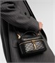 Мини-кожаная сумка-тоут gaby Saint Laurent, черный 5978364