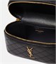 Мини-кожаная сумка-тоут gaby Saint Laurent, черный 5978364