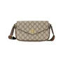 Женская миниатюрная сумка через плечо GUCCI Ophidia из канваса с кожаной отделкой 27945490