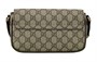 Женская миниатюрная сумка через плечо GUCCI Ophidia из канваса с кожаной отделкой 27945490