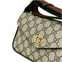 Женская миниатюрная сумка через плечо GUCCI Ophidia из канваса с кожаной отделкой 27945490