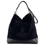 Сумка-шоппер из черной замши Vivienne Westwood 26499016