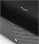 Клатч Cassandre из матовой кожи Saint Laurent, черный 2108711