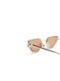 Gucci Eyewear солнцезащитные очки в полуободковой оправе, золотой 17996154