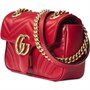 Мини-сумка Gucci GG Marmont Matelass?, красная 620073