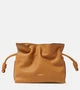 Мини-кожаный клатч flamenco Loewe, нейтральный 5978434