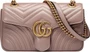 Сумка Gucci GG Marmont Matelass? на плечо, нежно-розовый 667120