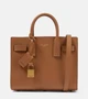 Сумка-тоут sac de jour из нано-кожи Saint Laurent, коричневый 5980706