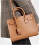 Сумка-тоут sac de jour из нано-кожи Saint Laurent, коричневый 5980706