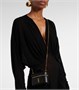Сумка кросс-боди Gaby Micro из кожи Saint Laurent, нуар 25622086