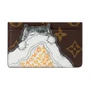 LOUIS VUITTON Кошелек для карт из кожи с принтом в виде котенка 27973189