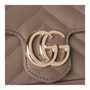 Женская мини-сумка Gucci GG Marmont из бежевой кожи 27944470