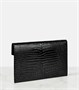 Клатч Uptown из лакированной кожи Saint Laurent, черный 2110366