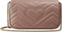 Мини-сумка Gucci GG Marmont Matelass? из кожи бежевого цвета 667320