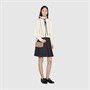 Мини-сумка Gucci GG Marmont Matelass? из кожи бежевого цвета 667320