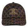 CELINE Хлопковая бейсболка унисекс коричневая, Brown 27905759