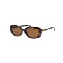Солнцезащитные очки овальной формы Eyewear Oval Frame GUCCI, коричневый 31438959
