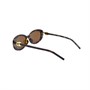Солнцезащитные очки овальной формы Eyewear Oval Frame GUCCI, коричневый 31438959