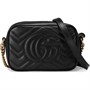Мини-сумка Gucci GG Marmont Matelass?, черная 620120