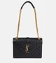 Сумка на плечо Envelope среднего размера Saint Laurent, черный 2106984