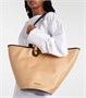 Сумка-корзина Le Bambola с кожаной отделкой Jacquemus, цвет ivory/black 15840962