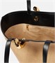 Сумка-корзина Le Bambola с кожаной отделкой Jacquemus, цвет ivory/black 15840962