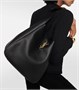 Le 5 à 7 Большая кожаная сумка-тоут Saint Laurent, черный 2107793