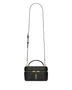 Миниатюрная косметичка Gaby из кожи ягненка Saint Laurent, цвет Black 6805722