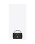 Миниатюрная косметичка Gaby из кожи ягненка Saint Laurent, цвет Black 6805722