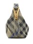 Мини-сумка Burberry Peg в клетку, зеленый 15827837