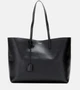 Кожаная сумка-тоут Shopping E/W Saint Laurent, черный 2107946