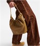 Маленькая кожаная сумка через плечо squeeze Loewe, коричневый 6955044